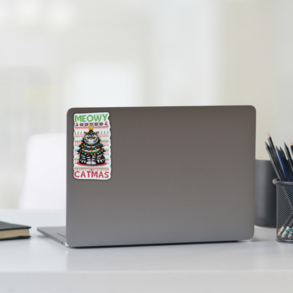 STICKER - Meowy Catmas - virtualrunevent