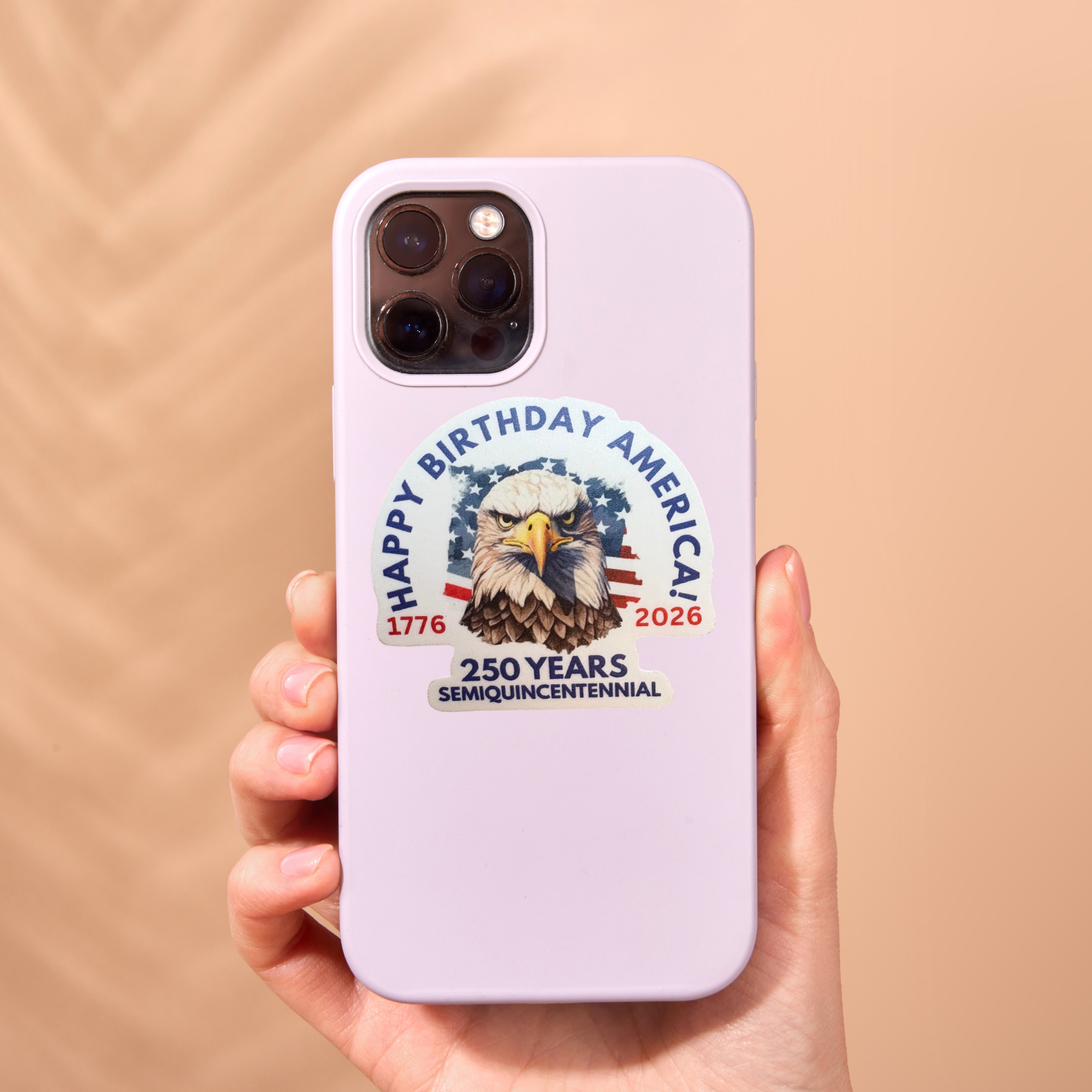 STICKER -  Happy 250th Birthday America - virtualrunevent