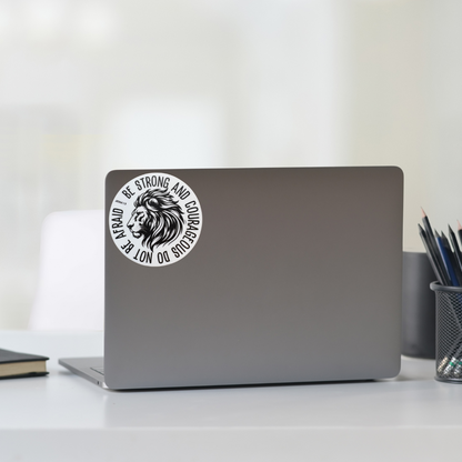 STICKER -  Be Strong and Courageous - virtualrunevent