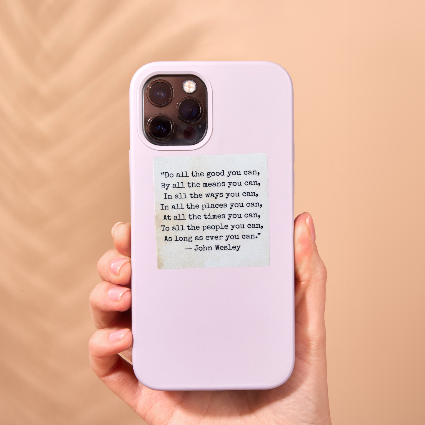 Virtualrunevent sticker with the phrase "Do All The Good You Can" in bold lettering on a colorful background.