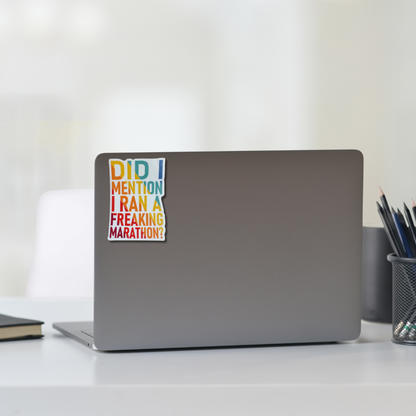 STICKER - DID I MENTION - virtualrunevent