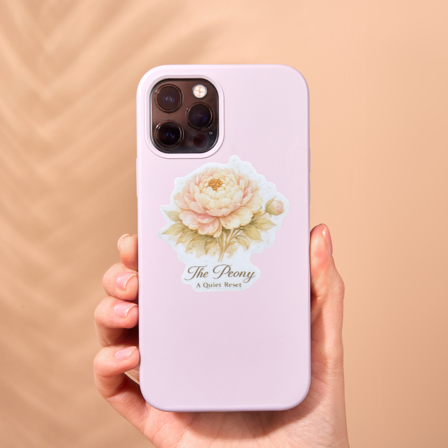 Gold medal sticker featuring a detailed peony flower design, with the brand VirtualRuneEvent visible on the medal.