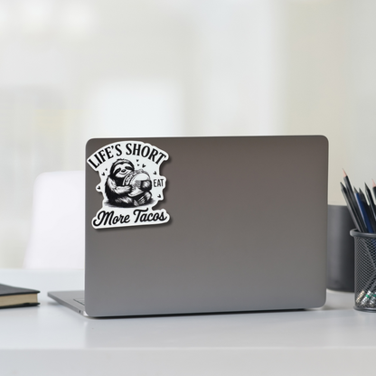 STICKER - Life's Short Eat More Tacos - virtualrunevent