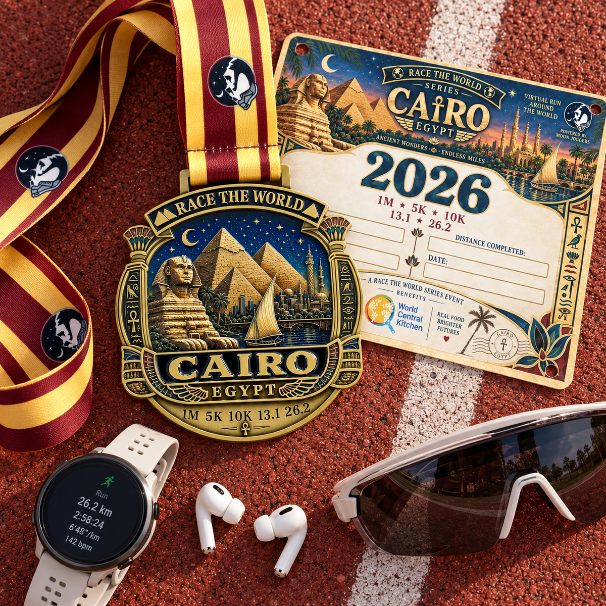 Cairo Egypt Virtual Race 2026 | 1M, 5K, 10K & More