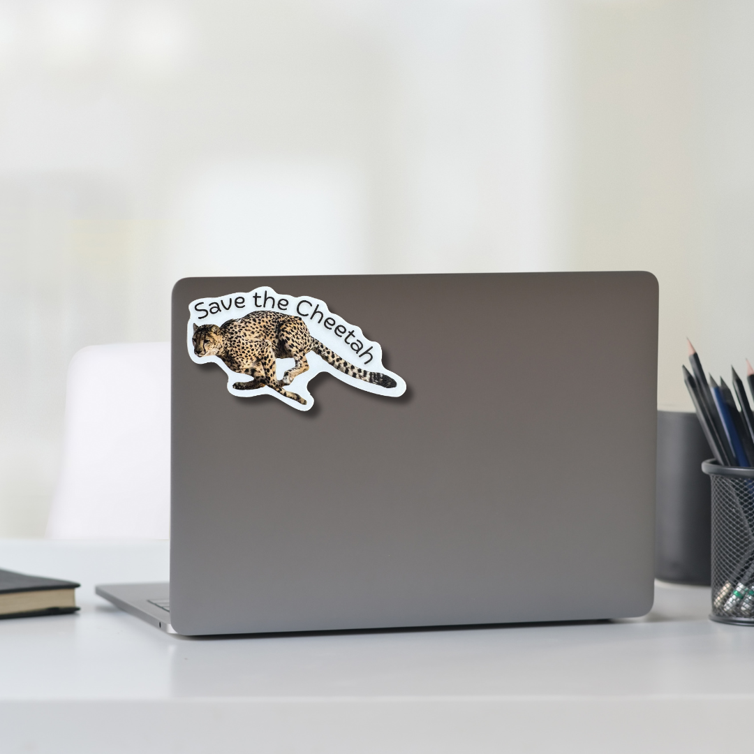STICKER - Save the Cheetah - virtualrunevent
