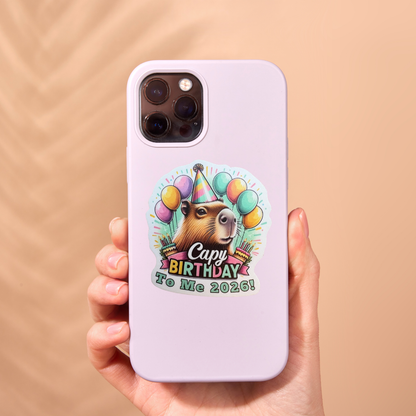 STICKER - Capy Birthday To Me 2026 - virtualrunevent