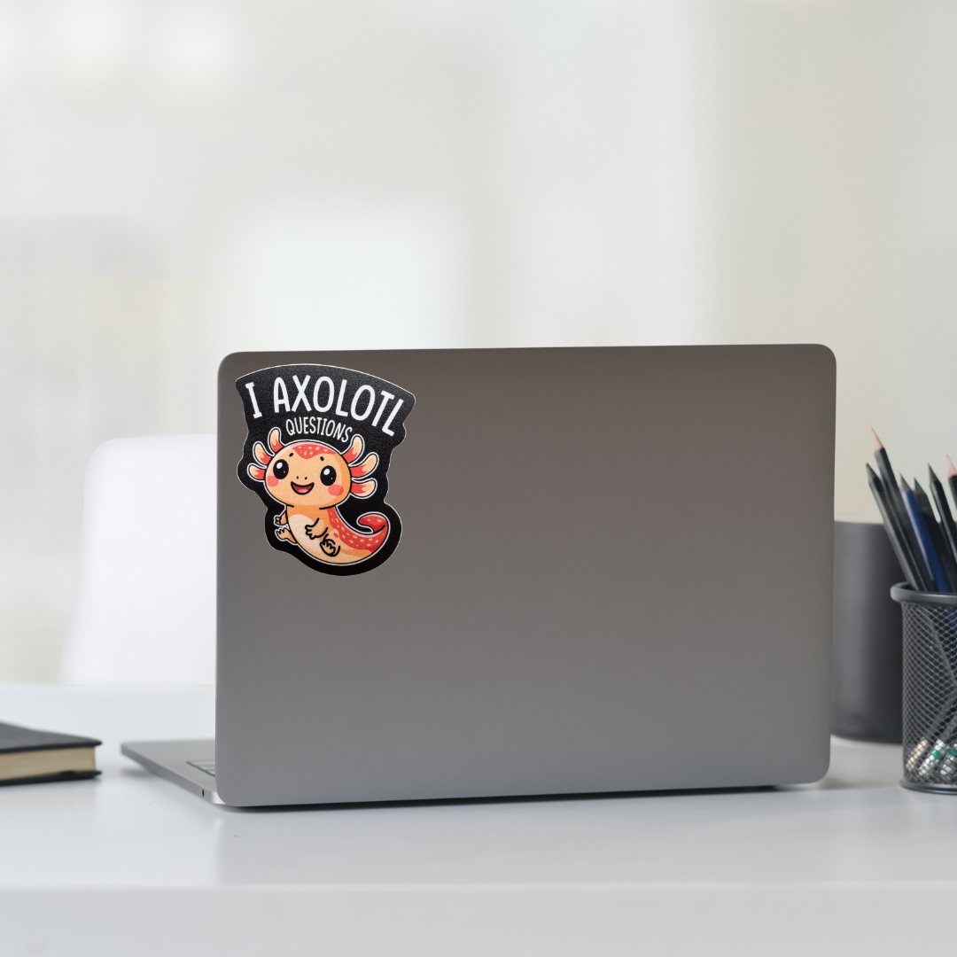 STICKER -  I Axolotl Questions - virtualrunevent