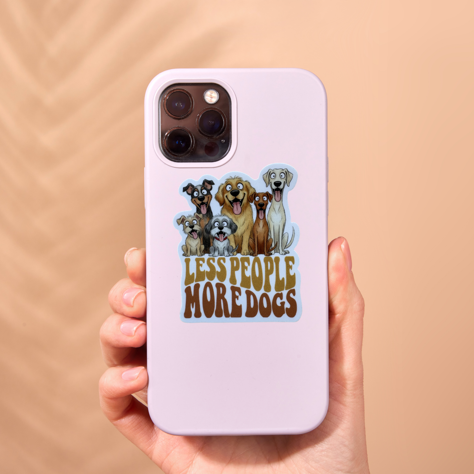 Set of "More Dogs" stickers by virtualrunevent featuring colorful dog illustrations for decorating notebooks and accessories.