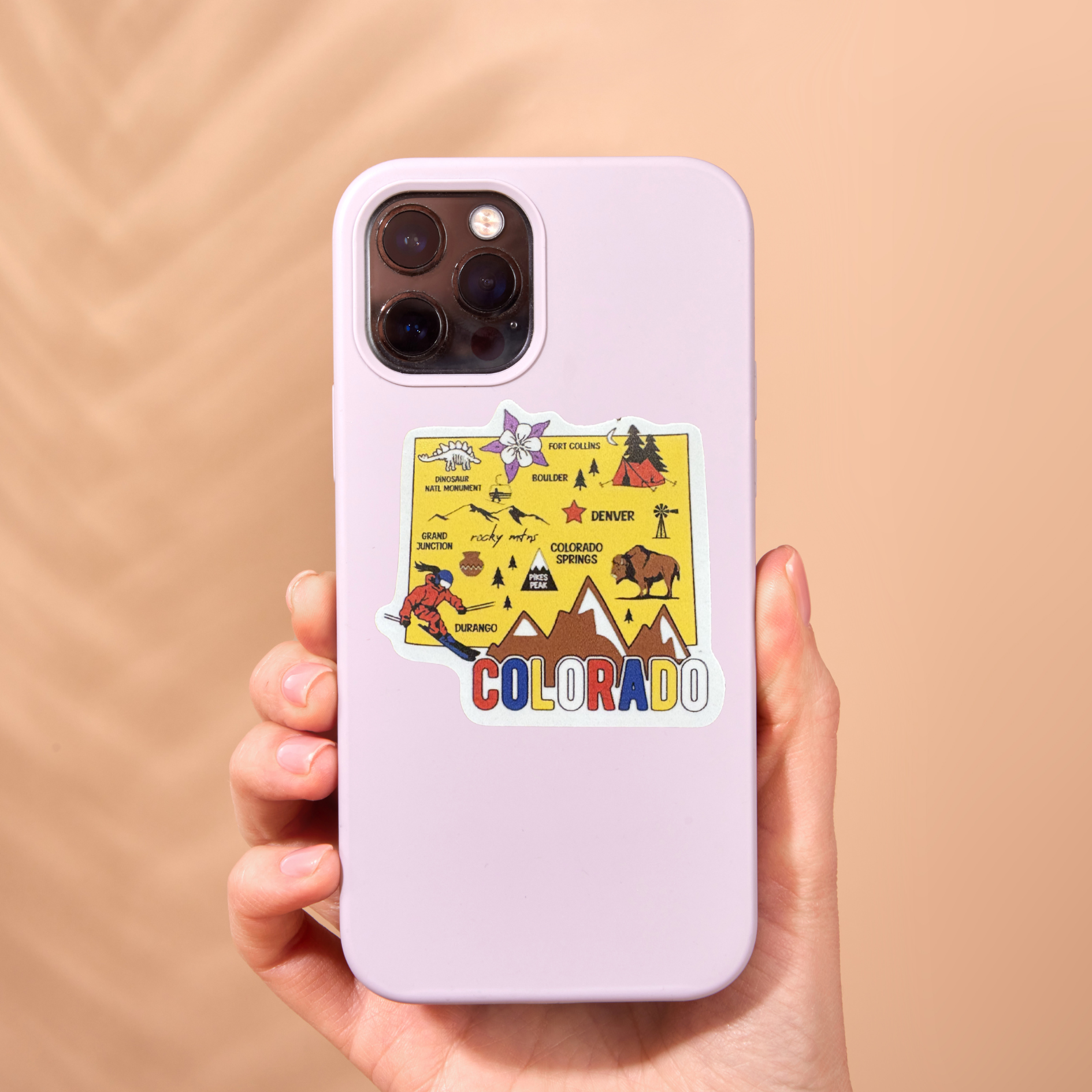 Colorado medal sticker by VirtualRuneEvent with a colorful Colorado-themed design and the word "Colorado" prominently displayed.