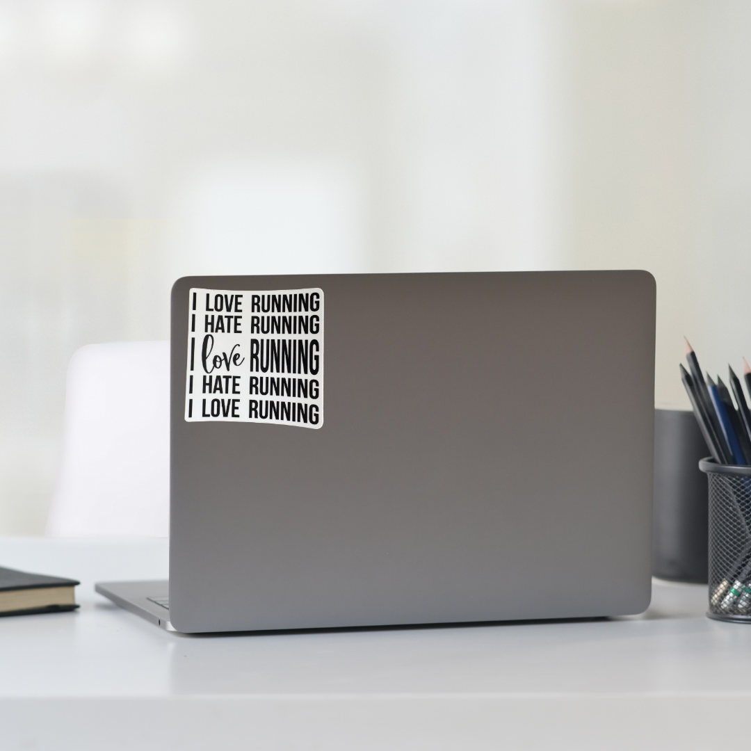 STICKER: I Love/Hate Running