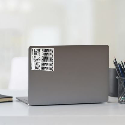 STICKER: I Love/Hate Running