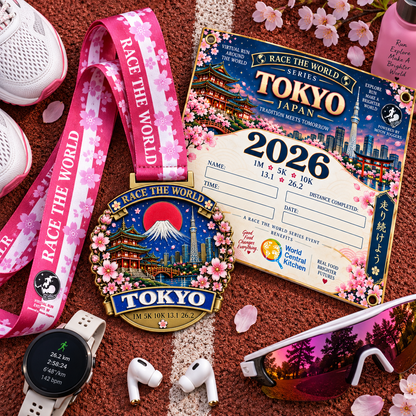 Tokyo, Japan Virtual Race 2026 | 1M 5K 10K 13.1 26.2