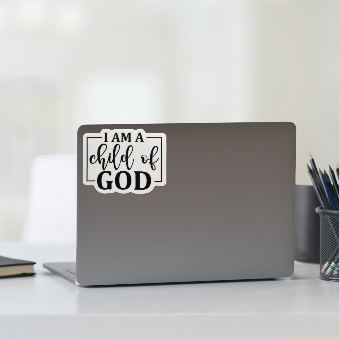 STICKER -  I Am a Child of God - virtualrunevent