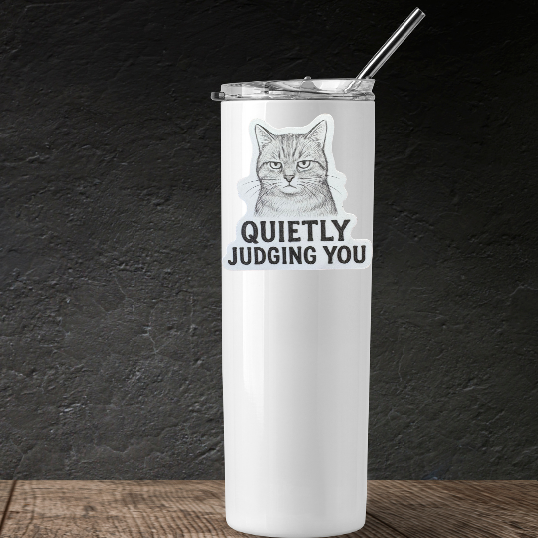 STICKER - Quietly Judging You Cat - virtualrunevent
