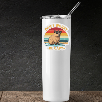 STICKER -  Don't Worry Be Capy