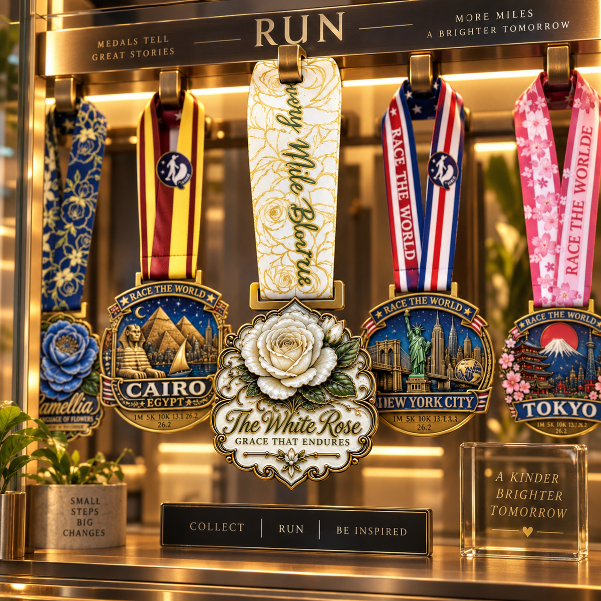 White Rose – Grace That Endures Virtual Race 2026 | 1M 5K 10K 13.1 26.2