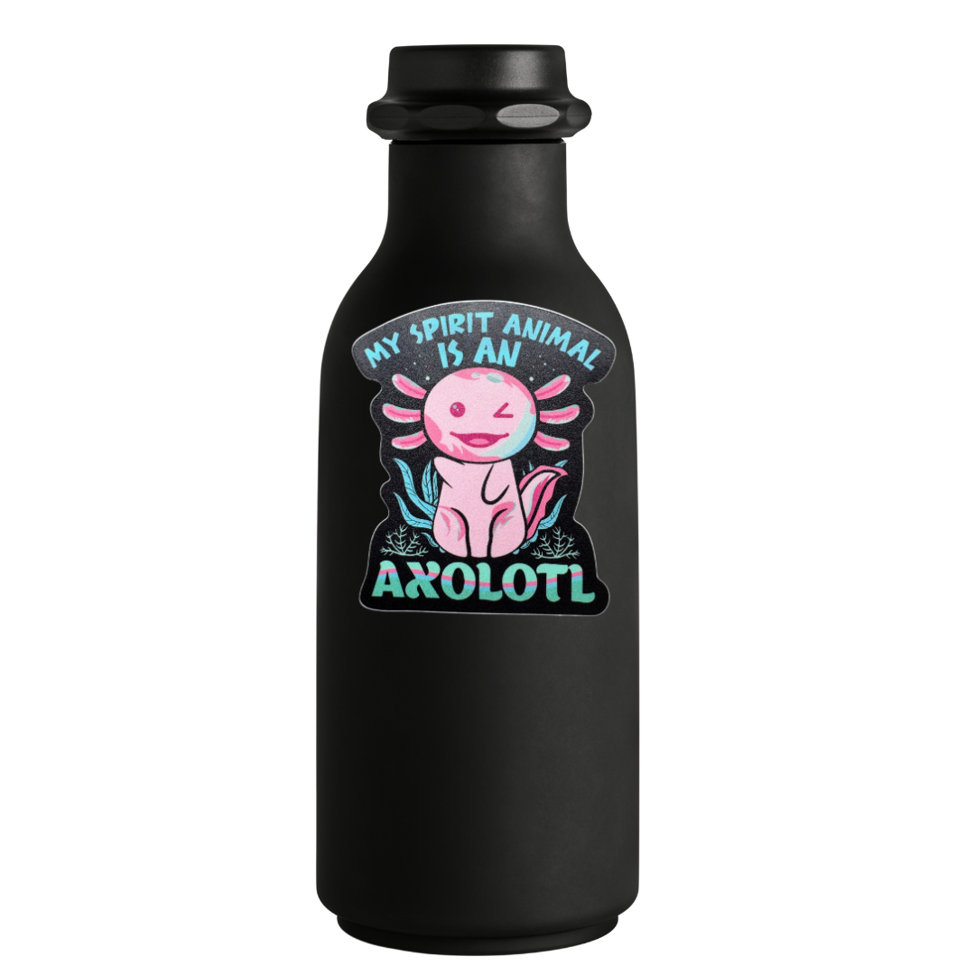 STICKER -  My Spirit Animal is an Axolotl - virtualrunevent