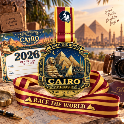 Cairo Egypt Virtual Race 2026 | 1M, 5K, 10K & More