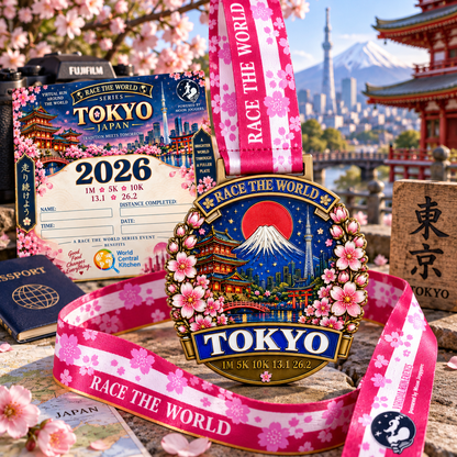 Tokyo, Japan Virtual Race 2026 | 1M 5K 10K 13.1 26.2