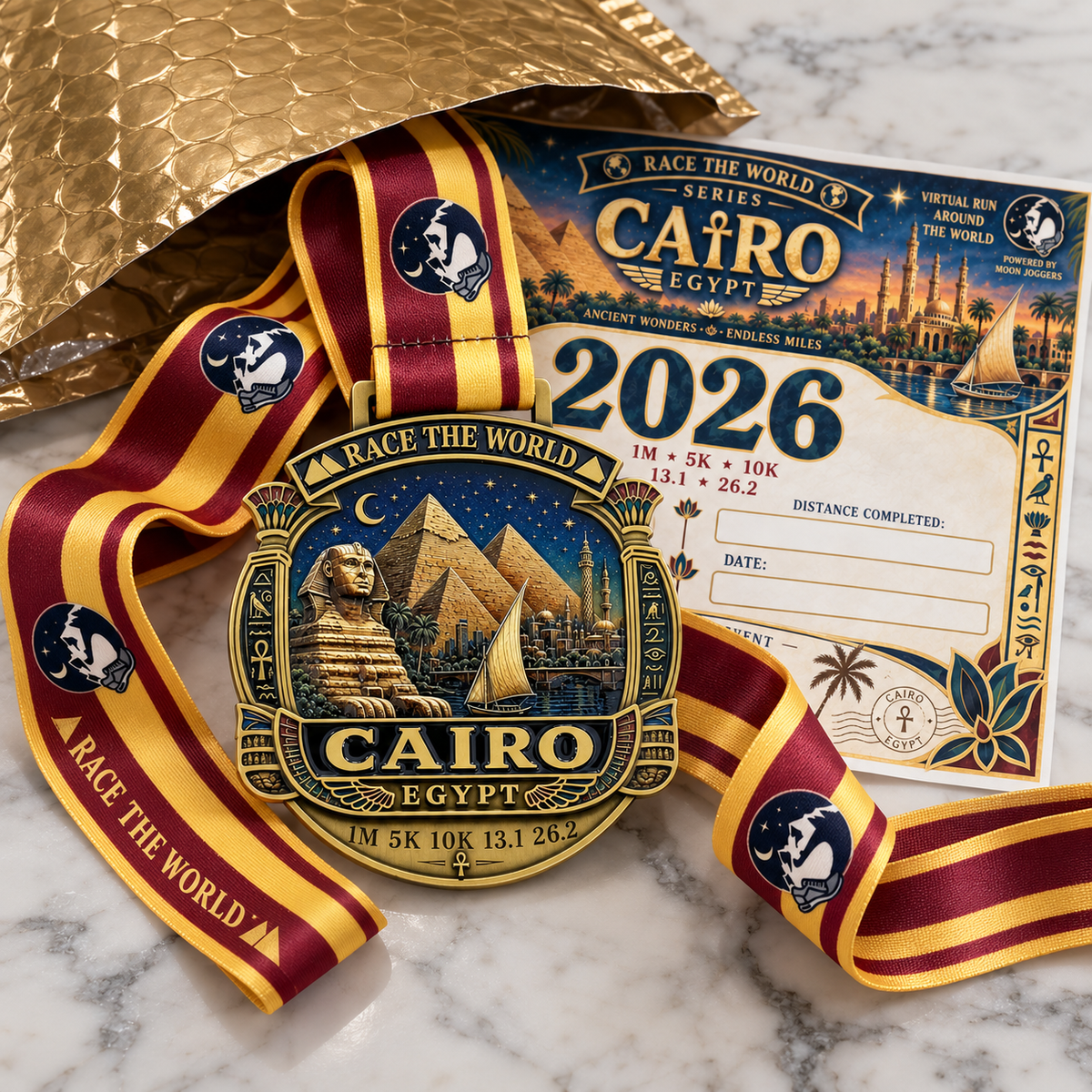Cairo Egypt Virtual Race 2026 | 1M, 5K, 10K & More