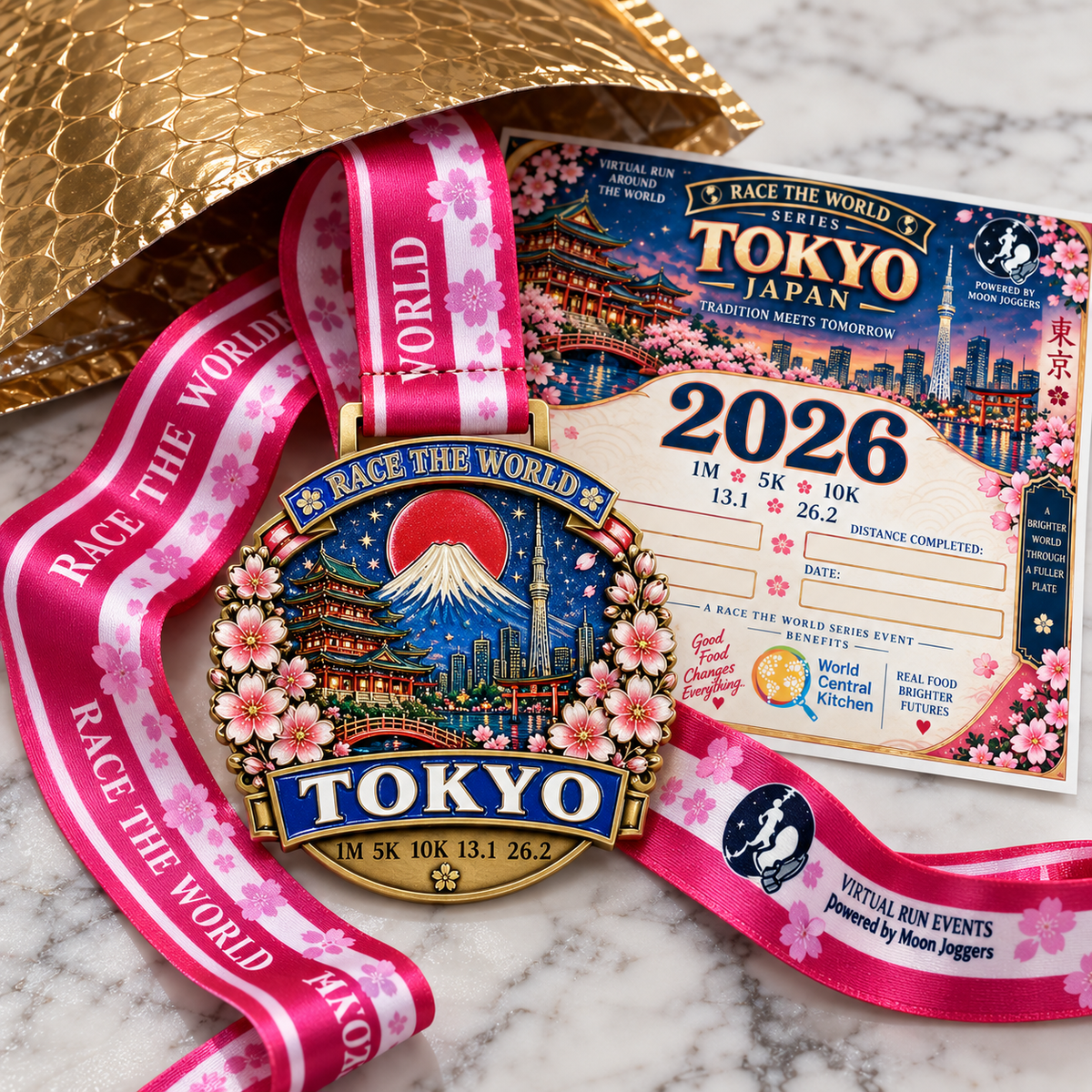 Tokyo, Japan Virtual Race 2026 | 1M 5K 10K 13.1 26.2