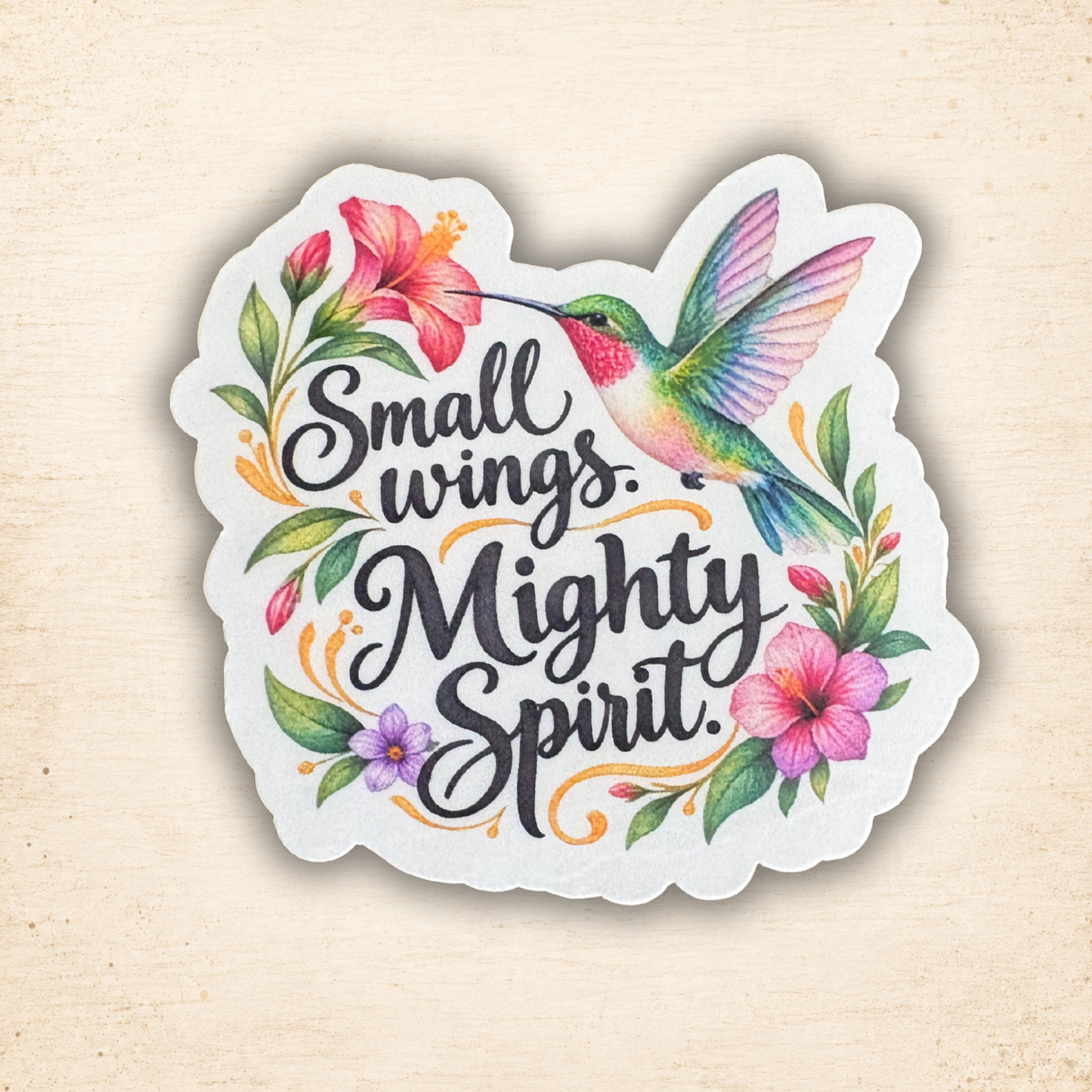 STICKER - Small Wings Mighty Spirit