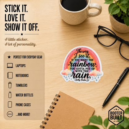 STICKER - Put Up With The Rain