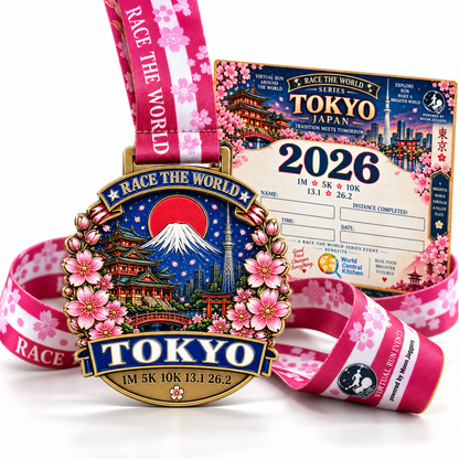 Tokyo, Japan Virtual Race 2026 | 1M 5K 10K 13.1 26.2
