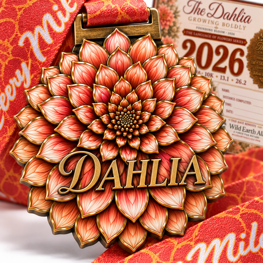 Dahlia Virtual Race 2026 | 1M, 5K, 10K, Half Marathon & Marathon
