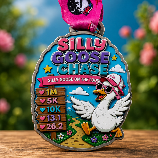 Silly Goose Chase Virtual Race | 1M, 5K, 10K, 13.1 & 26.2