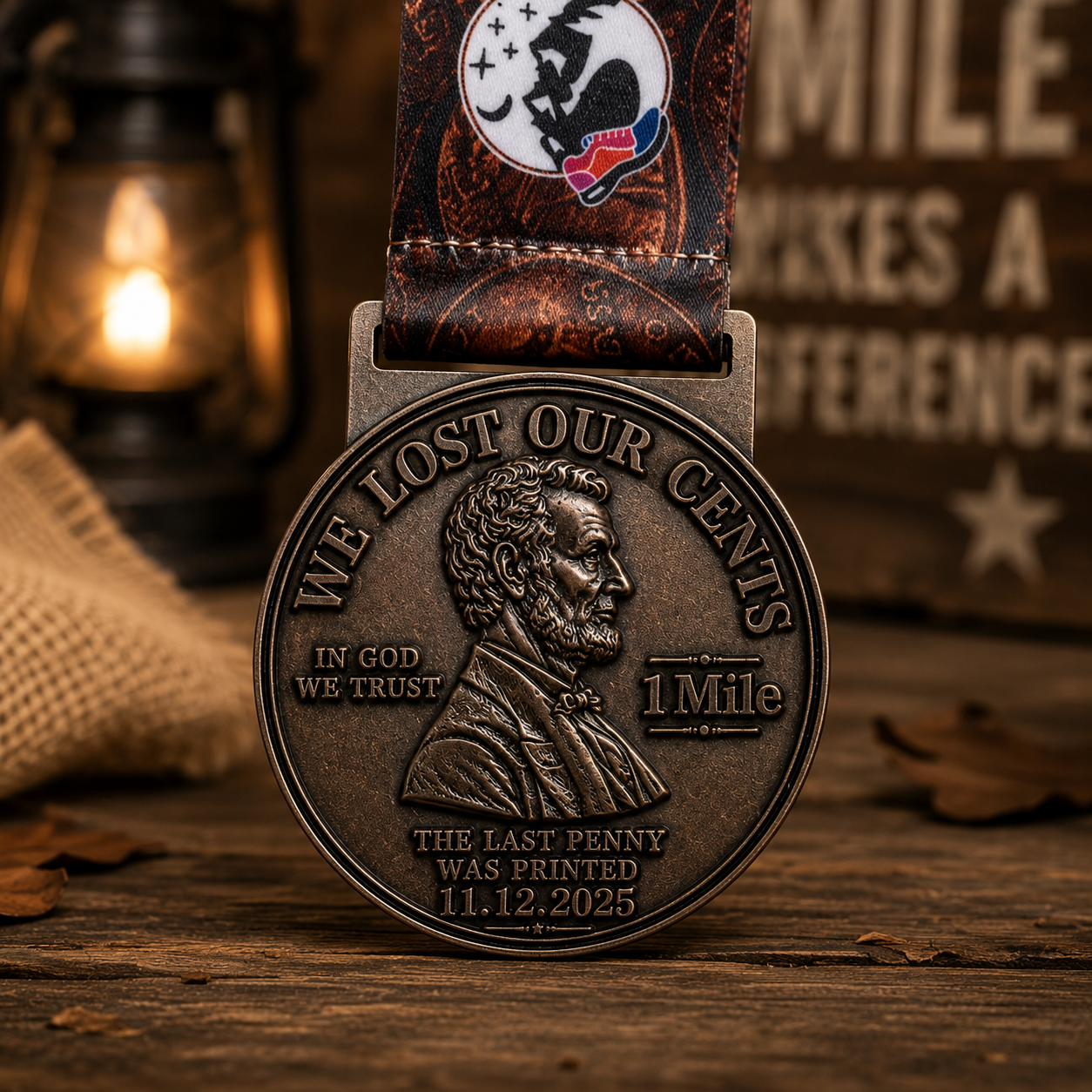 We Lost Our Cents 1 Mile Virtual Race – 2026 Penny Run & Medal
