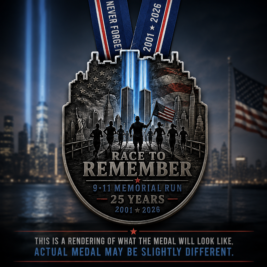 Race to Remember 9/11 Memorial Run | 1M 5K 10K 13.1 26.2 Virtual Race