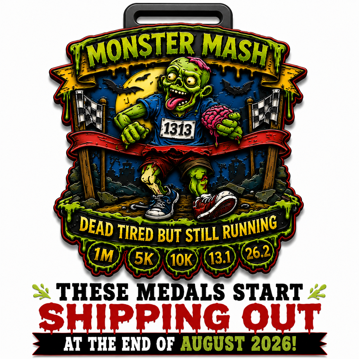 Monster Mash Virtual Race 2026 | 1M, 5K, 10K, Half Marathon & Marathon