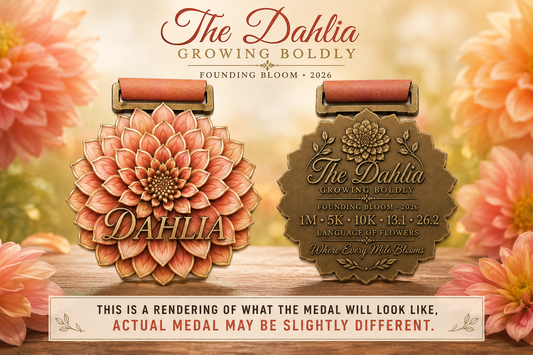 Dahlia Virtual Race 2026 | 1M, 5K, 10K, Half Marathon & Marathon
