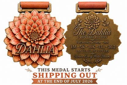 Dahlia Virtual Race 2026 | 1M, 5K, 10K, Half Marathon & Marathon