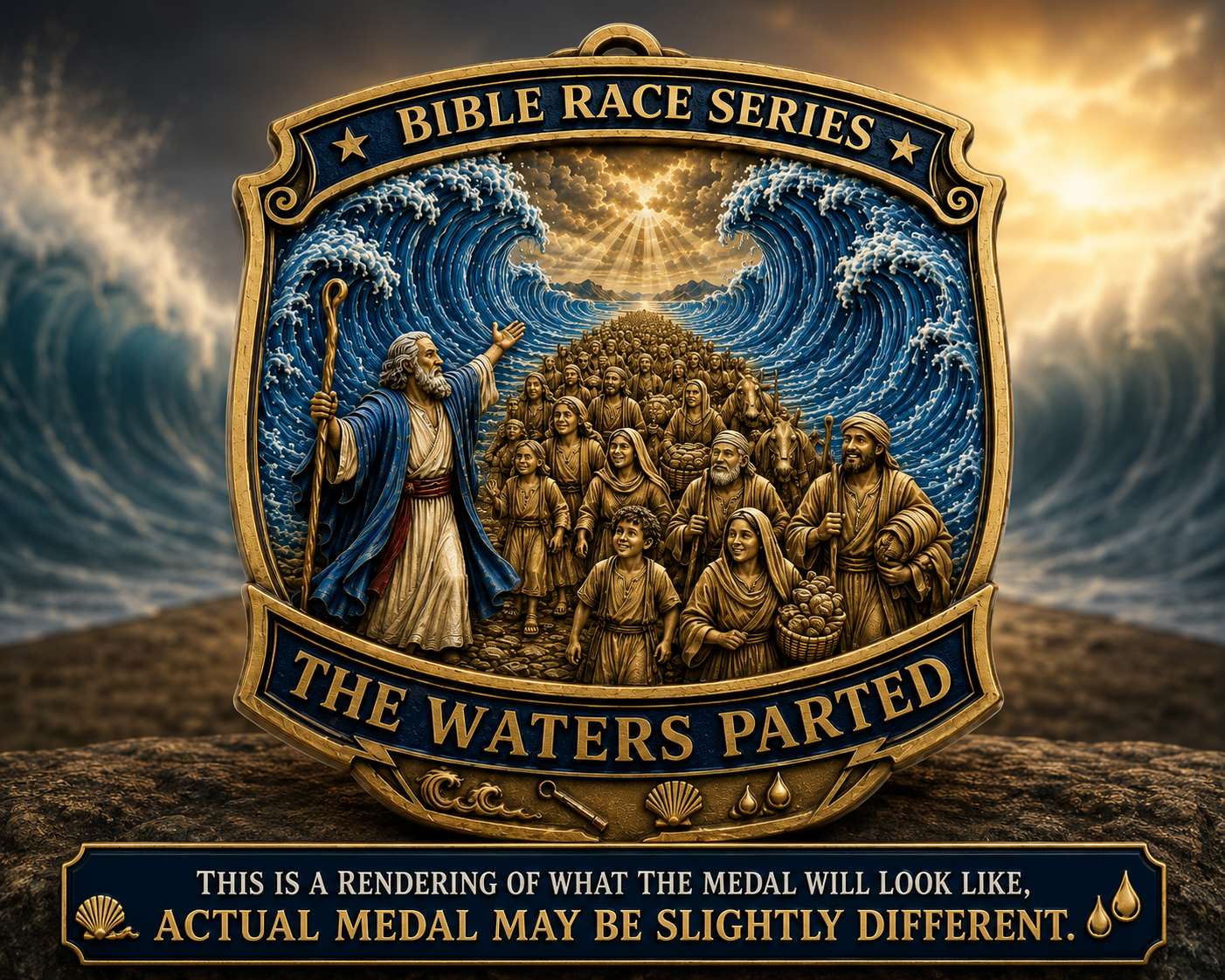 The Waters Parted Virtual Race 2026 | Bible Race Series | 1M 5K 10K 13.1 26.2