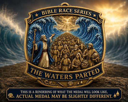 The Waters Parted Virtual Race 2026 | Bible Race Series | 1M 5K 10K 13.1 26.2