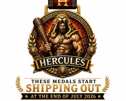 Hercules Virtual Race 2026 | Gods & Warriors Series | 1M 5K 10K 13.1 26.2