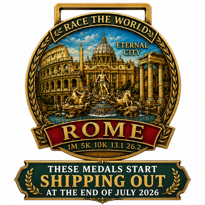 Rome Virtual Race 2026 | Race the World Series | 1M 5K 10K 13.1 26.2
