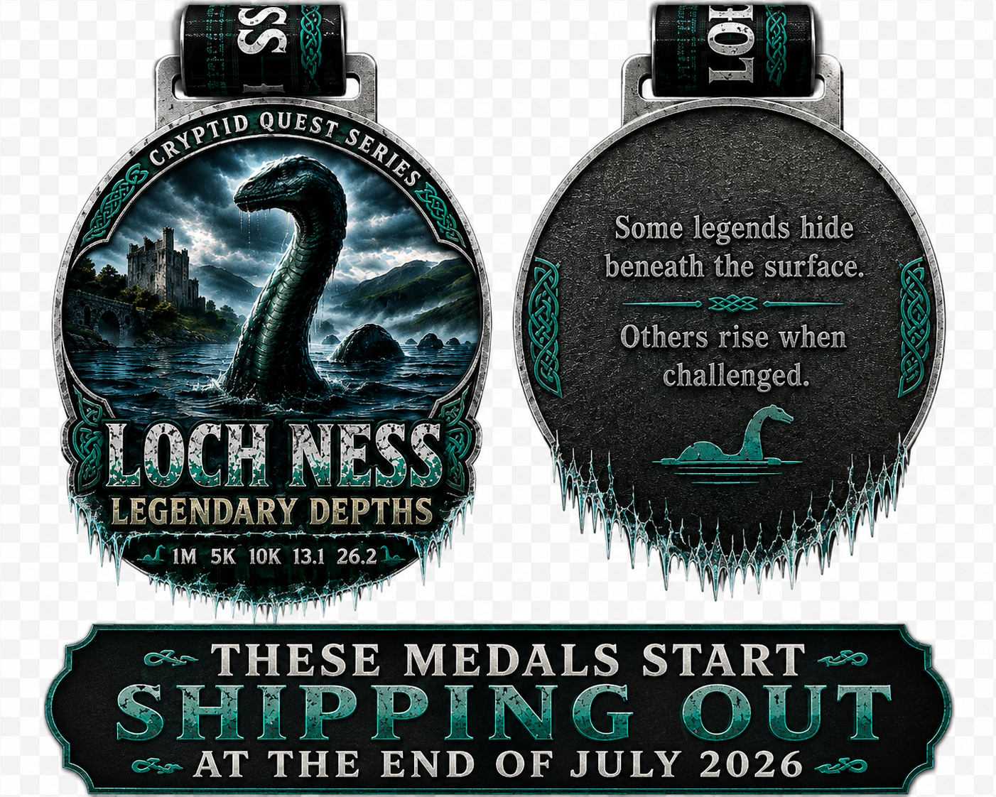 Loch Ness Legendary Depths Virtual Race 2026 | Cryptid Quest Series | 1M 5K 10K 13.1 26.2