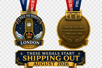 London Virtual Race 2026 | 1M 5K 10K 13.1 26.2 | Race the World Series
