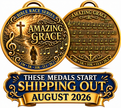 Amazing Grace Virtual Race 2026 | 1M, 5K, 10K, 13.1, 26.2 | Bible Race Series
