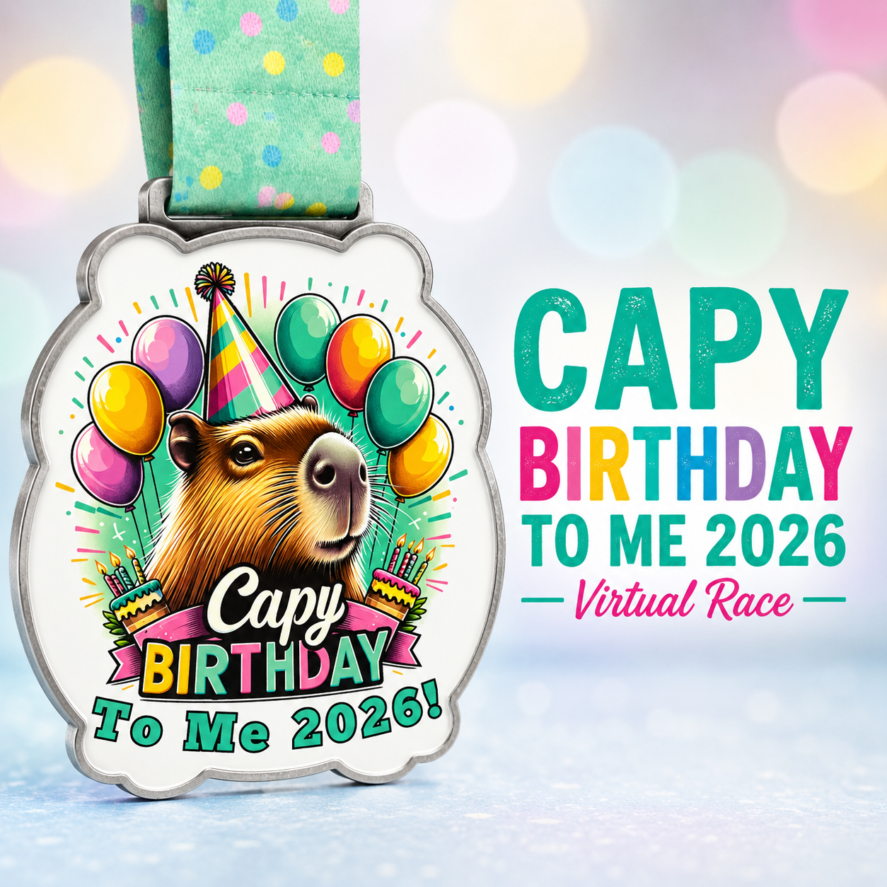 2026 Capy "Happy" Birthday To Me 2026- Benefitting Make a Wish Foundation