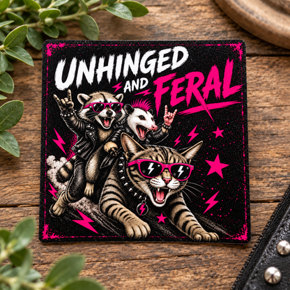 STICKER - New Unhinged and Feral