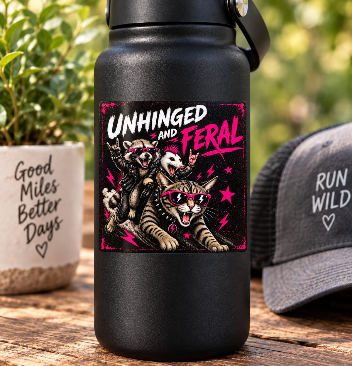 STICKER - New Unhinged and Feral