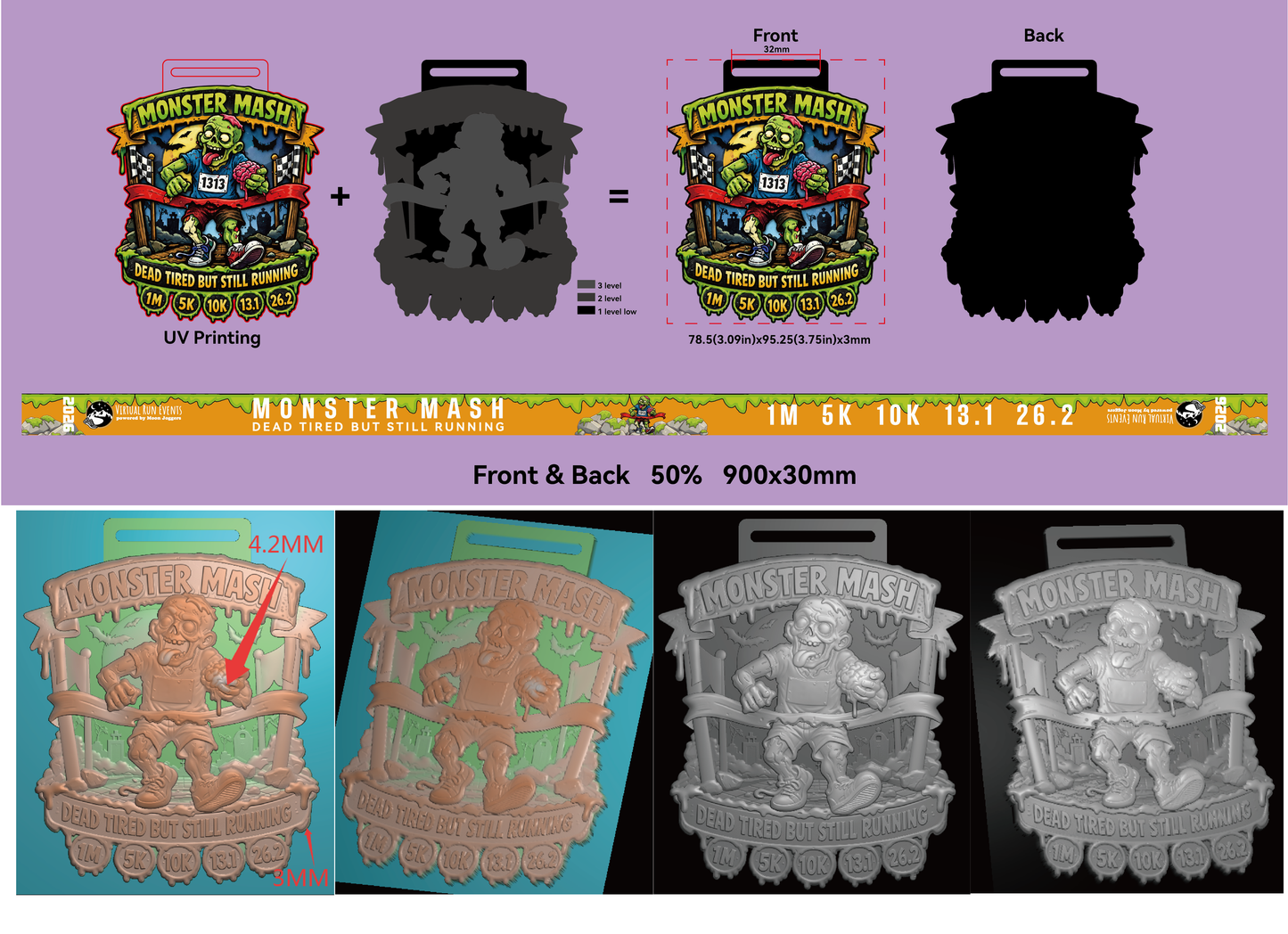 Monster Mash Virtual Race 2026 | 1M, 5K, 10K, Half Marathon & Marathon