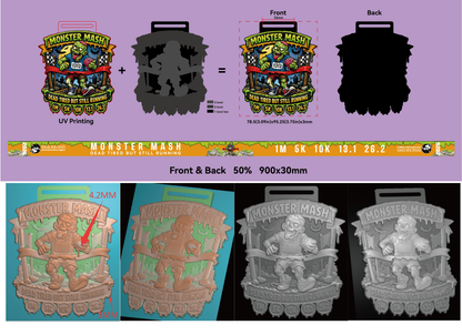 Monster Mash Virtual Race 2026 | 1M, 5K, 10K, Half Marathon & Marathon