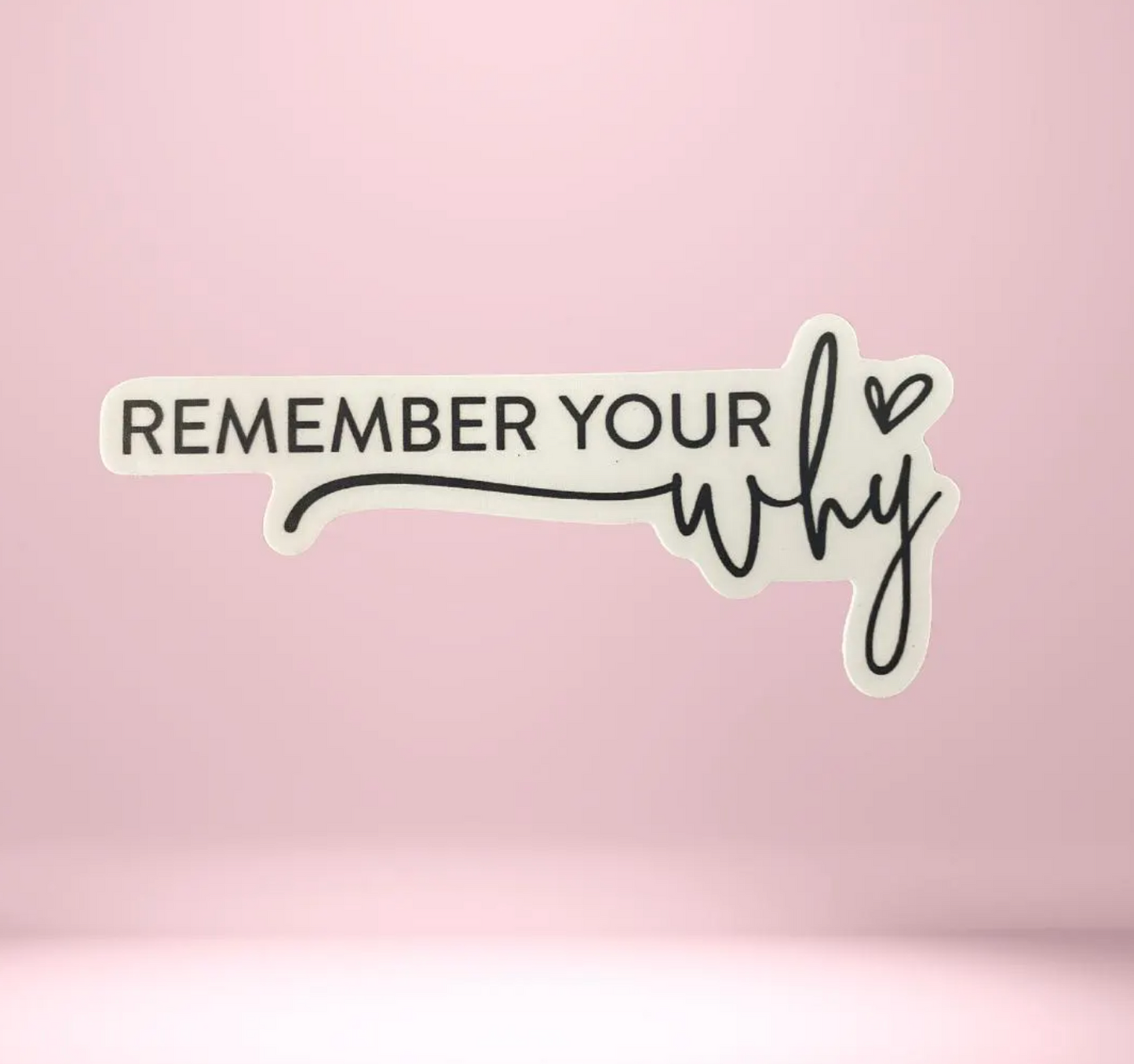 STICKER -  Remember Your Why - virtualrunevent