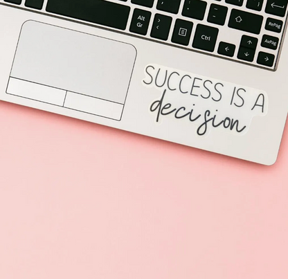 STICKER -  Success is a Decision - virtualrunevent