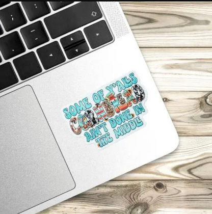 STICKER -  Some Of Y'alls Cornbread - virtualrunevent
